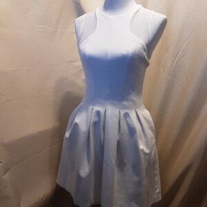 Banana Republic A-Line White Cotton & Mesh SZ 4